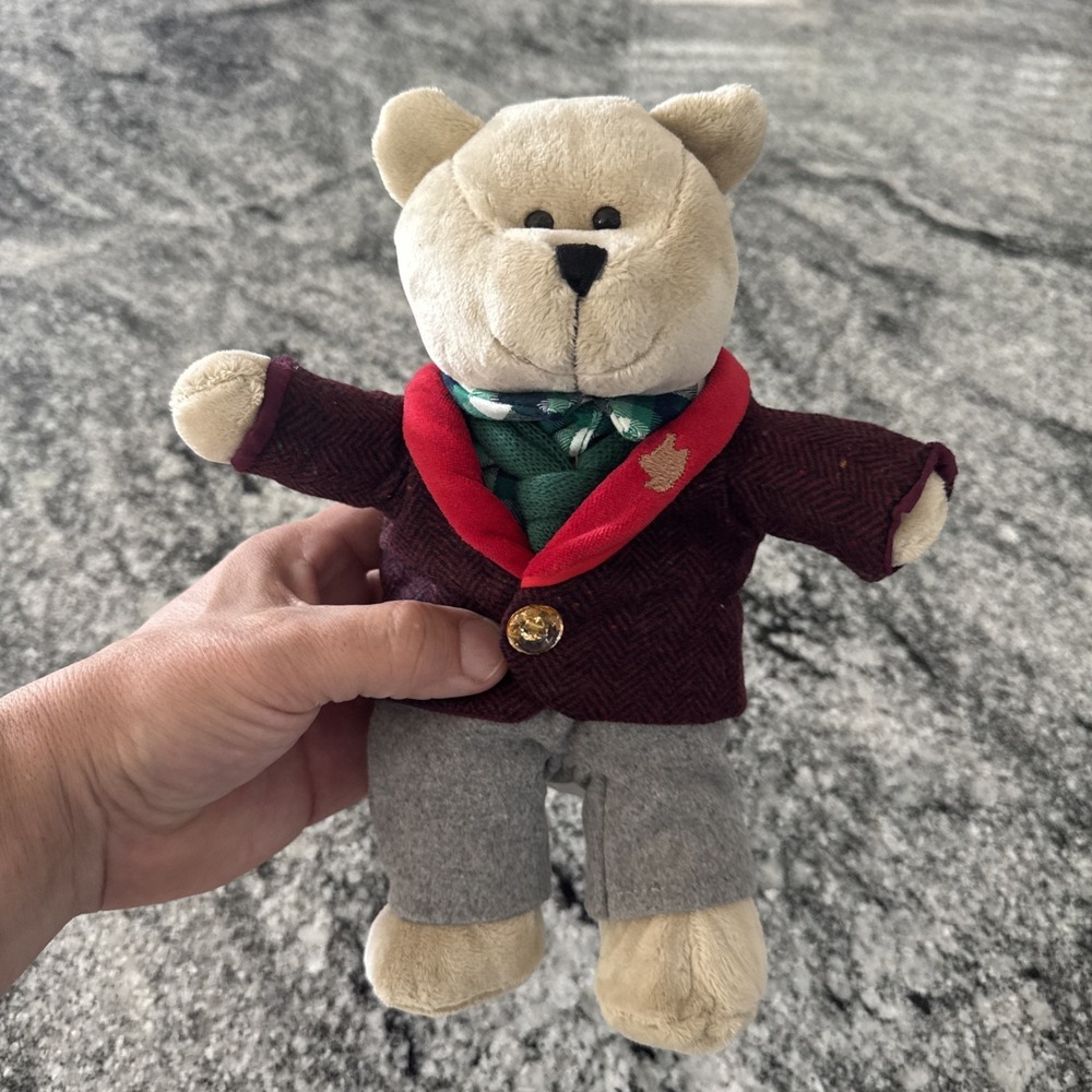 Starbucks 2017 Bearista Holiday Plush Doll Toy Teddy Bear Boy Limited Edition